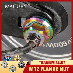 High-End M12 Titanium Alloy Flange Nut for ZERO 8 9 8X VSETT 8+ 9+ VDM