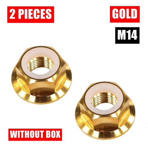 High-End M14 Titanium Alloy Flange Nut for ZERO 10X 11X VSETT 10+ 11+