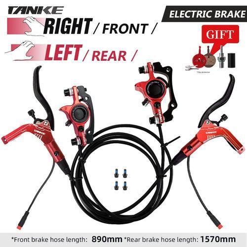 TANKE E-Bike MTB Hydraulic Disc Brake Set Electric E Scooter Power