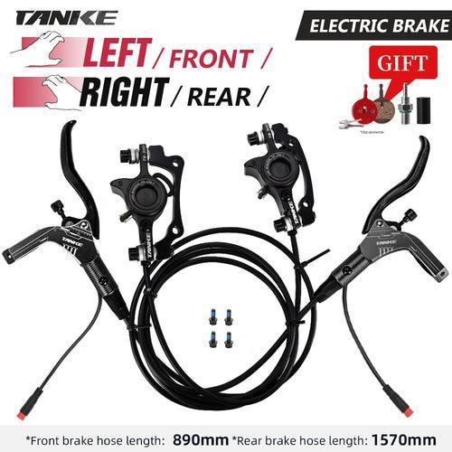 TANKE E-Bike MTB Hydraulic Disc Brake Set Electric E Scooter Power