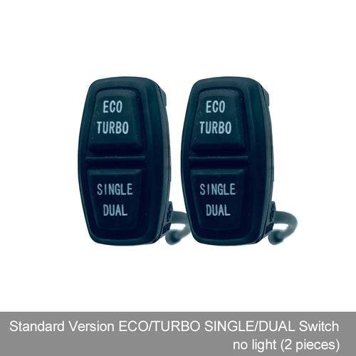 Upgraded Switch with Indicator Light ECO TURBO SINGLE DUAL Button for