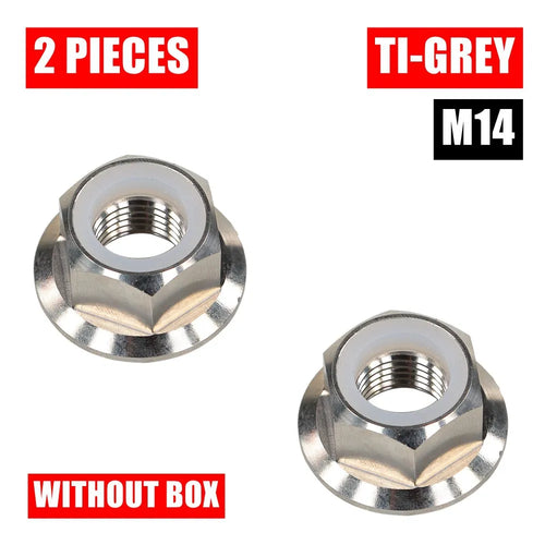 High-End M14 Titanium Alloy Flange Nut for ZERO 10X 11X VSETT 10+ 11+