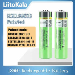 Hot liitokala 100% New Original NCR18650B 3.7 v 3400 mah 18650 Lithium