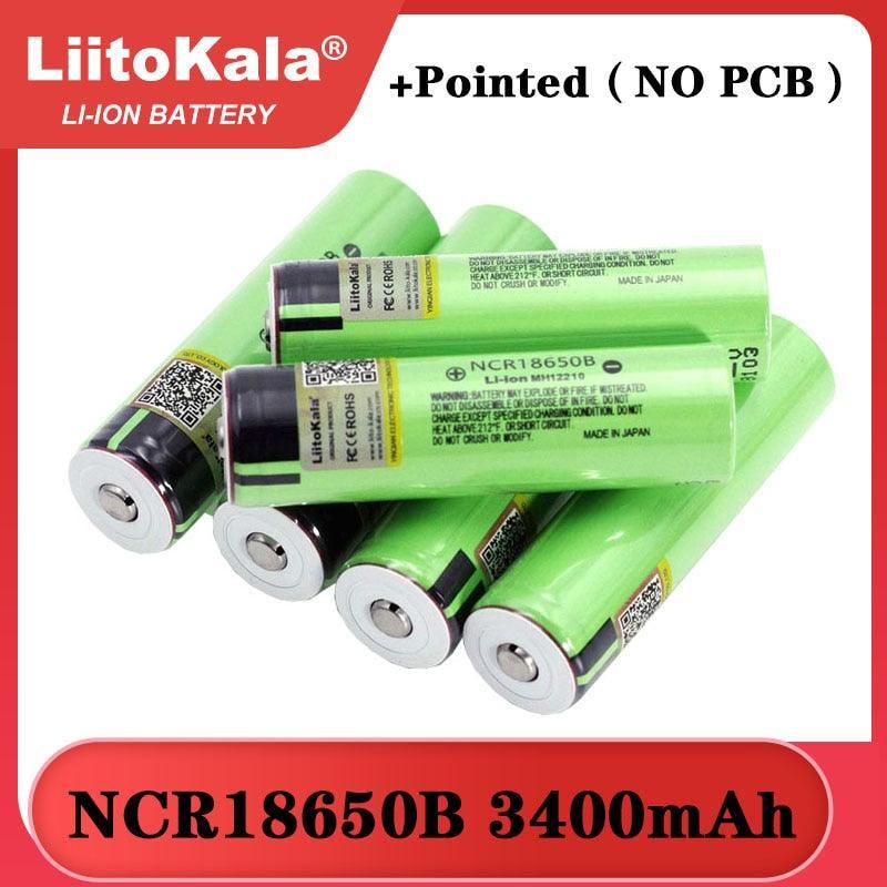 Liitokala New Ncr18650b 3.7v 3400 Mah 18650 Lithium Rechargeable