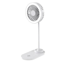 ZTECH IllumiBreeze - LED Desk Fan with Wireless Charging Base