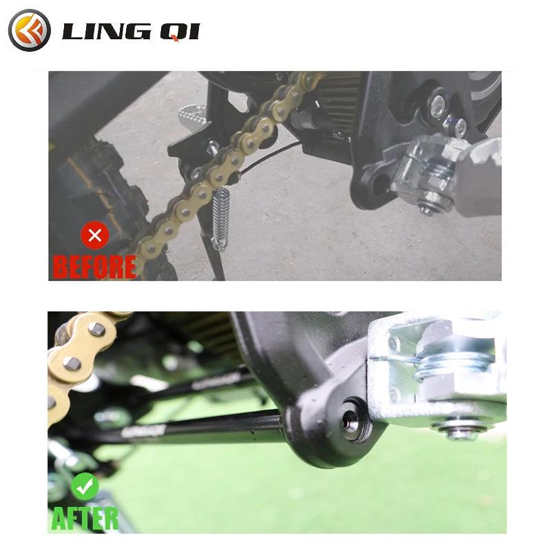 6065 CNC Electric Motorcycle Retrofitting Upgrading Foot Pegs Support