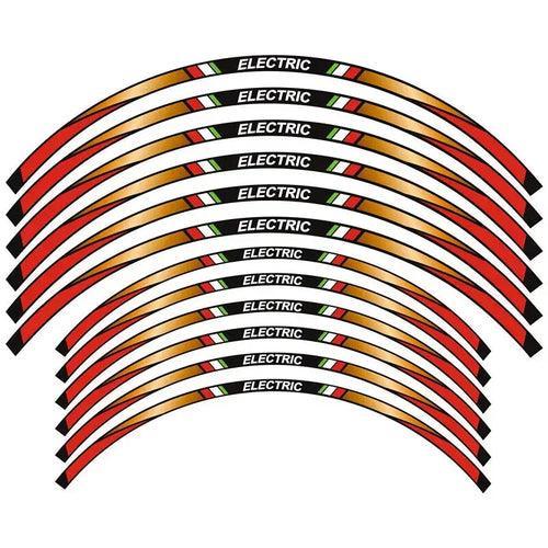 For SUR-RON SURRON Electrlc Bike Off Road Wheel Decals Tape Rim