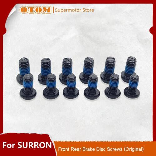 OTOM Motorcycle Original Front Rear Brake Disc Mounting Screws Wheel