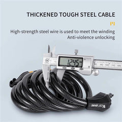 WEST BIKING Bicycle Cable Lock MTB Road Bike Security Steel Cable