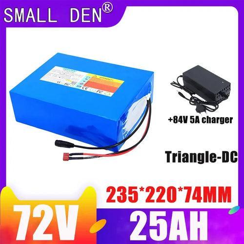 New 72V  25Ah 21700 20S5P lithium battery pack with built-in BMS