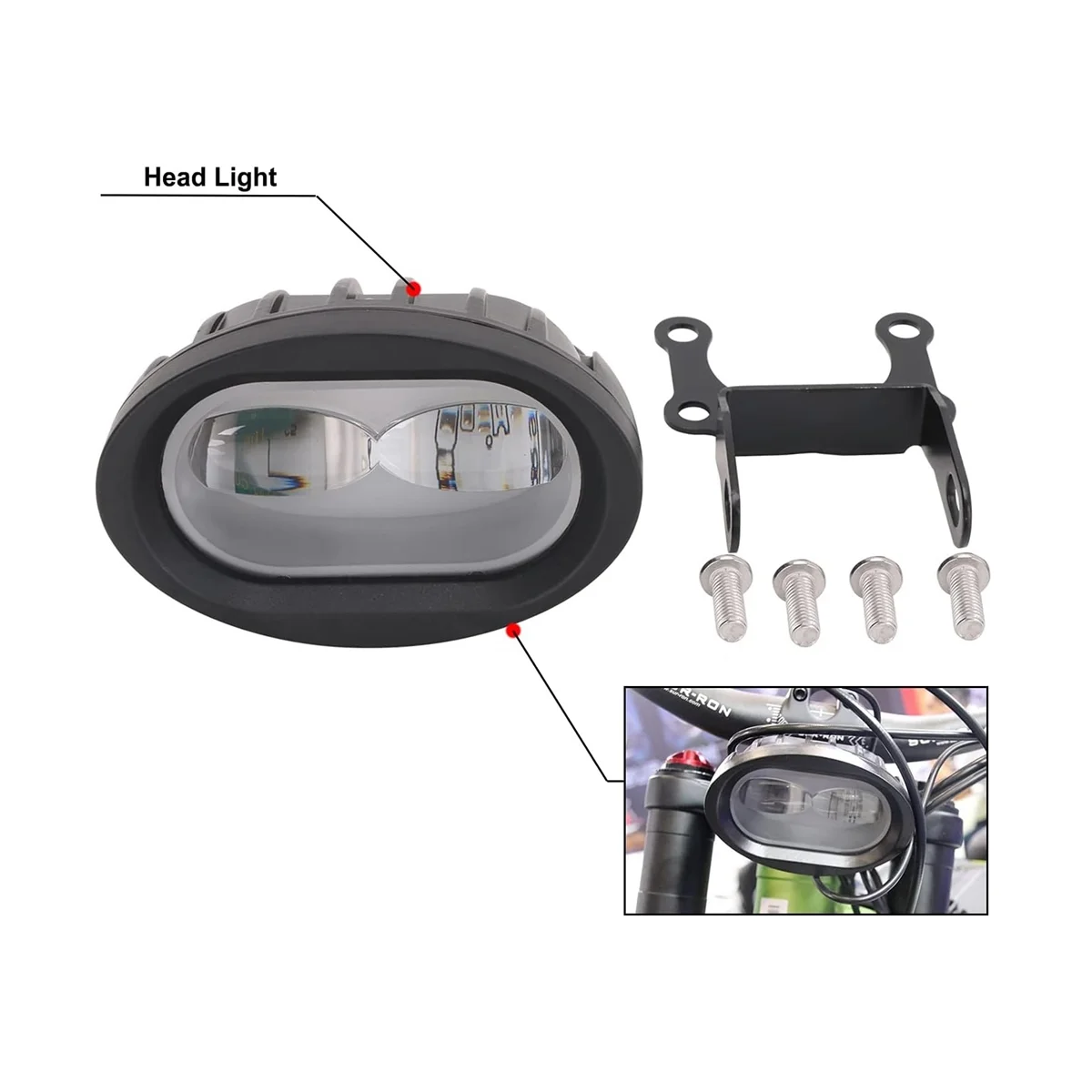 For Surron Light Bee X/S Segway X260/X160 Headlight, Motorcycle LED