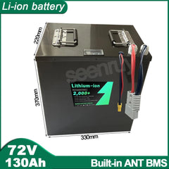 72V 130Ah Li ion With Charger Lithium Polymer Battery Pack  Perfect