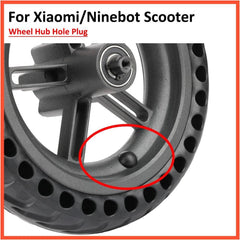 Solid Tire Wheel Hub Cap Rubber Plug for Xiaomi M365 Pro 1S Mi3