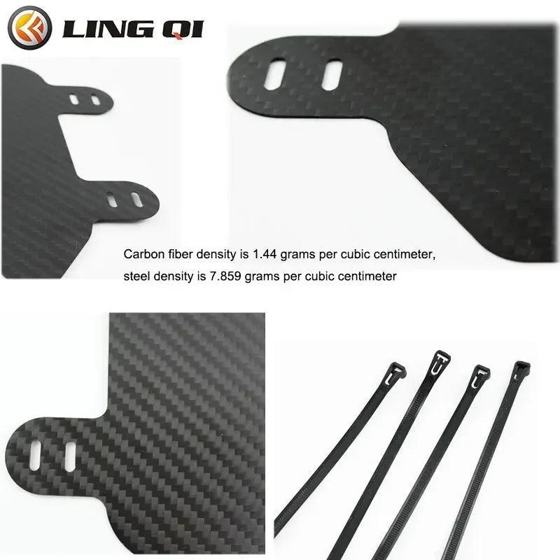 JSE Electric Motorcycle Upgrades Carbon Fiber Number Plate for Surron