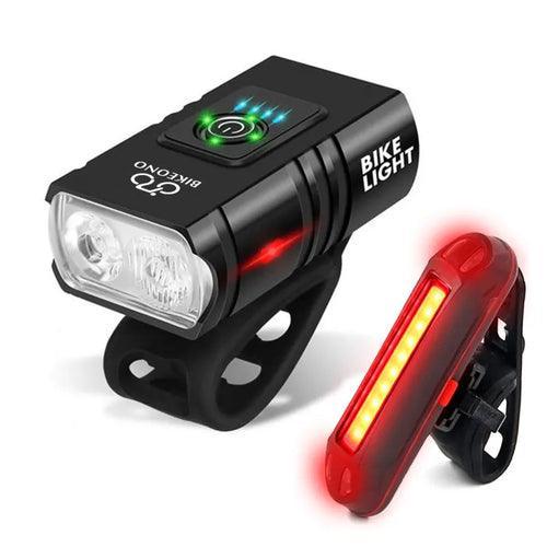 Bicycle Light T6 LED Front USB Rechargeable MTB Mountain Bicycle Lamp