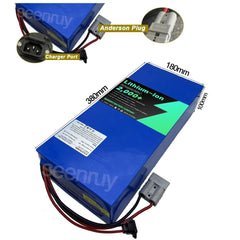 72V 40Ah Li-ion With Charger Lithium Polymer Battery Pack Perfect For