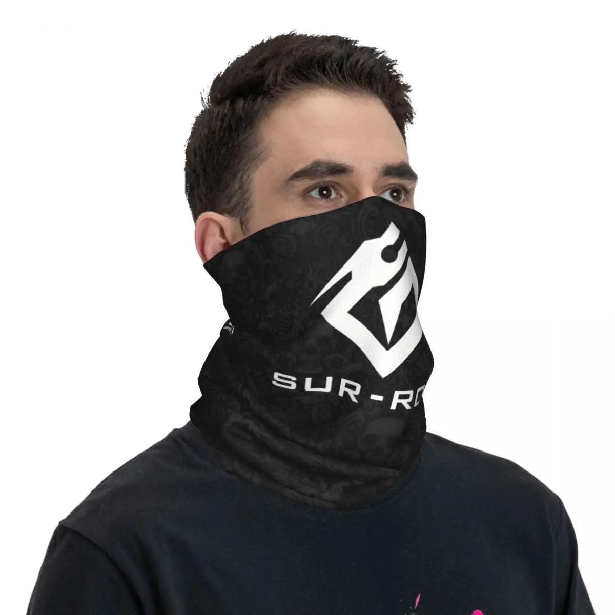Sur Ron 3 Wht Pullover Hoodie Bandana Neck Gaiter Motorcycle Club
