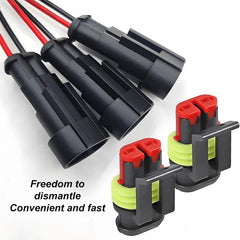 2 Pin Way Plug Waterproof Automotive Car Wire Electrical Connectors