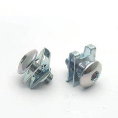 Pack of 10 Set M6 Sliver Motorcycle Scooter ATV Moped Plastic Cover