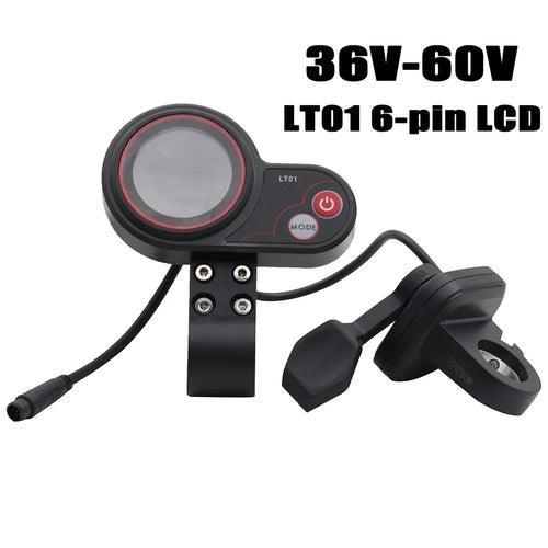 Scooter 6Pin Display LT01 Meter LCD Display Control WithThumb Throttle