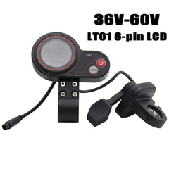 Scooter 6Pin Display LT01 Meter LCD Display Control WithThumb Throttle