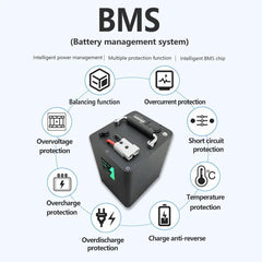 48V 30AH 13S Li-ion With 30A 50A BMS 1400W 2400W Lithium Polymer