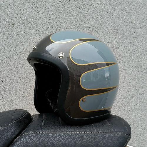 TT&COCASCOS Fiberglass Lightweigh Matte Black Classic Vintage 3/4