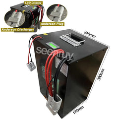 36V 200AH Li ion With Charger 230A 340A Lithium Polymer Battery
