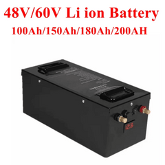 48V/60V 100AH 150AH 180AH 200AH Lithium Ion Rechargeable Battery 13s