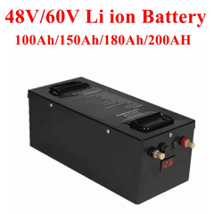 48V/60V 100AH 150AH 180AH 200AH Lithium Ion Rechargeable Battery 13s
