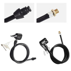 1x Bicycle Air Pump Extension Tube Pump Hot Sale Bicycle Hose Air Pump
