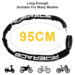 RIDERACE Bicycle Chain Lock Portable Anti-theft High Security MTB