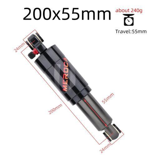 MEROCA Mountain Bike Air Shock Absorber 125mm/150mm/165mm/190mm/200mm