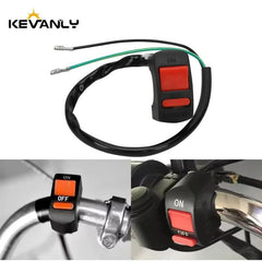 2X Universal Motorcycle Light Switch Connector ON OFF Handlebar
