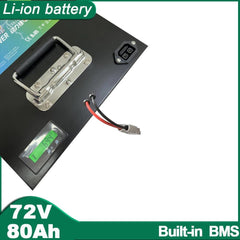 72V 80AH Li ion With Charger Lithium Polymer Battery Use For 6000W