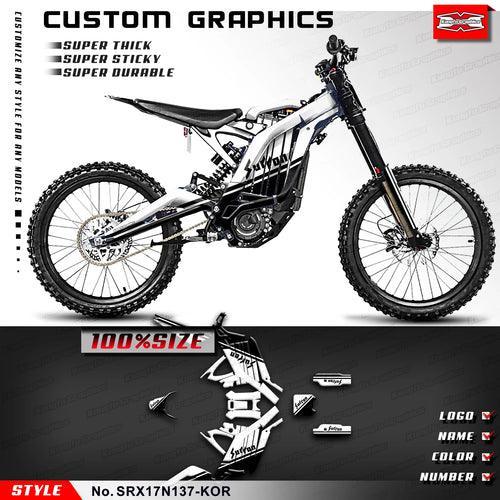 KUNGFU GRAPHICS Adhesive Sticker Vinyl Graphics for Surron Light Bee X