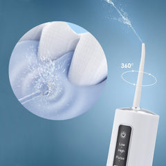 230ML Foldable Oral Irrigator Dental Water Flosser USB Charging