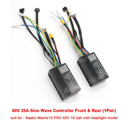 Original 60V 25A New Sine Wave Rear Front Controller Part For Kaabo