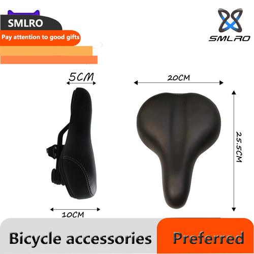 SMLRO PU Leather Bicycle Cushion Soft Shock Absorbing Mountain Bike