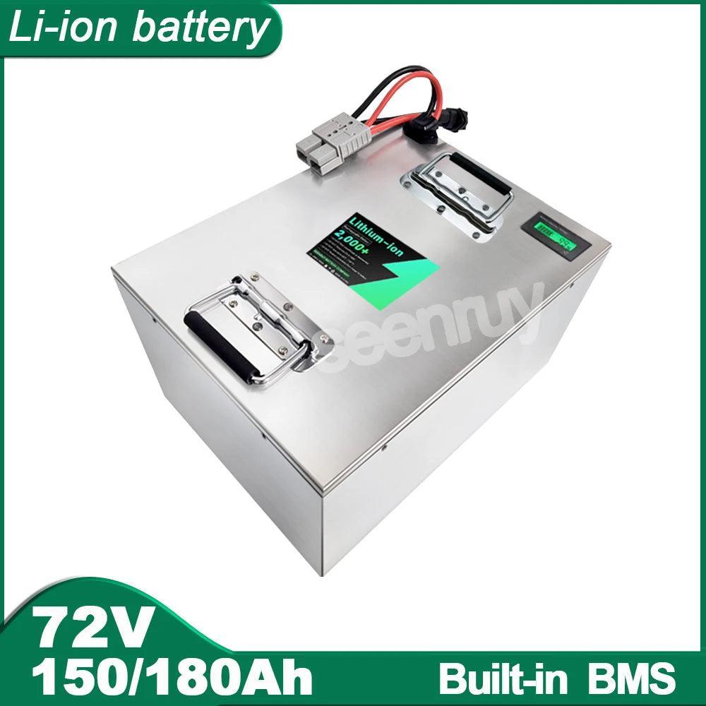 SEENRUY 72V 150AH 180AH Li-ion Lithium Polymer Battery Perfect For