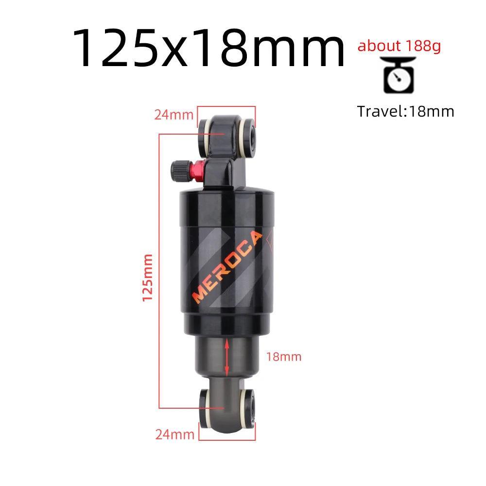 MEROCA Mountain Bike Air Shock Absorber 125mm/150mm/165mm/190mm/200mm