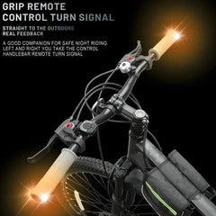 Left & Right Handlebar Grip Wireless Remote Control LED Turn Signal