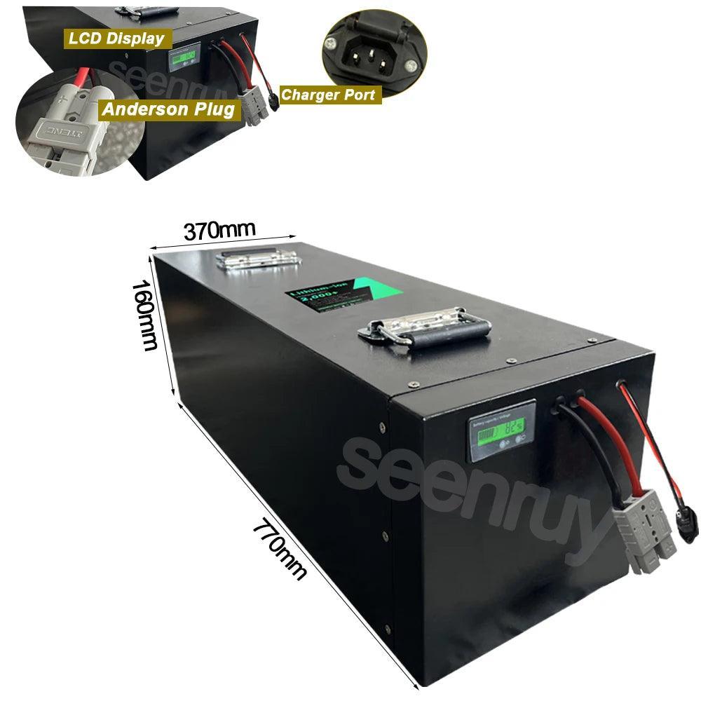 48V 150AH 180AH Li ion With Charger 200A Lithium Polymer Battery