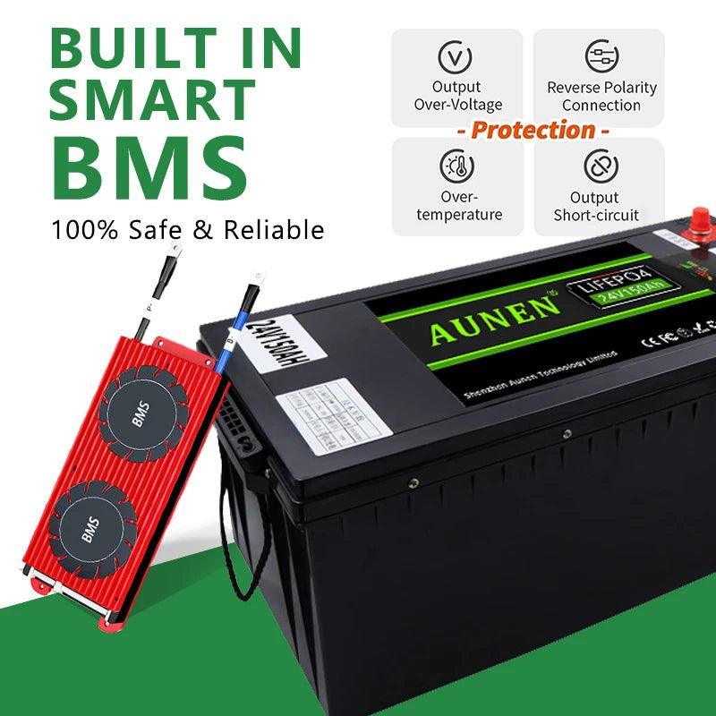 24v 150ah batteries 20kwh 200ah/100ah lifepo4 battery 24v 150ah