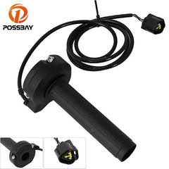 Motorcycle Handle Throttle Clamp Turn Grip Assembly Kit Fit For