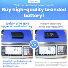 OSTENT High Quality Real Capacity 1200mAh 1400mAh 3.6V Lithium Ion