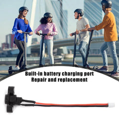 Electric Scooter Power Charging Cable Port for Ninebot Es1 Es2 Es3 Es4