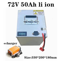 72v 50Ah lithium ion escooter battery pack for 5000W 8000W range ebike