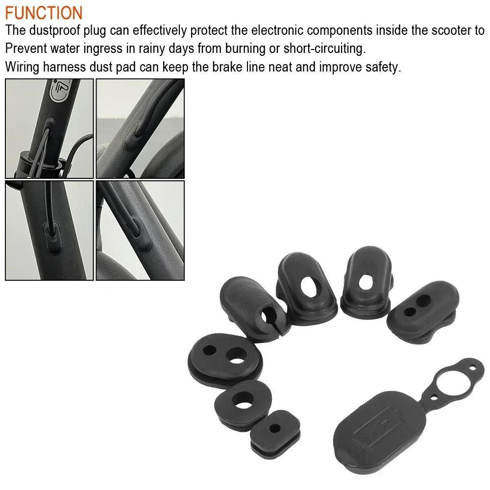 Battery Charging Port Dust Plug Rubber Case for Ninebot F20 F25 F30