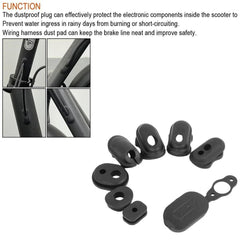 Battery Charging Port Dust Plug Rubber Case for Ninebot F20 F25 F30